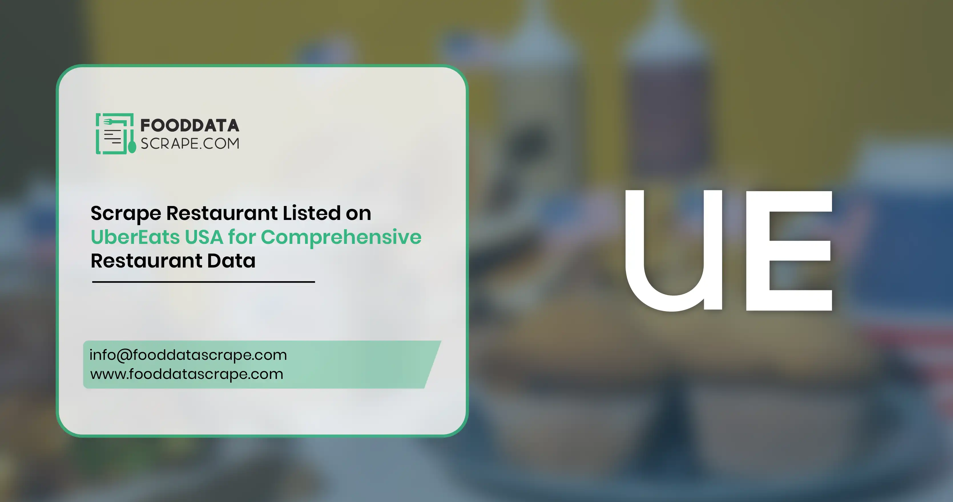 Scrape Restaurant Listed on UberEats USA for Comprehensive Restaurant Data